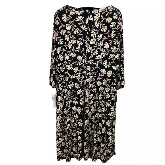 London Times Woman Floral Print Midi Dress Size 22W - Picture 2 of 14